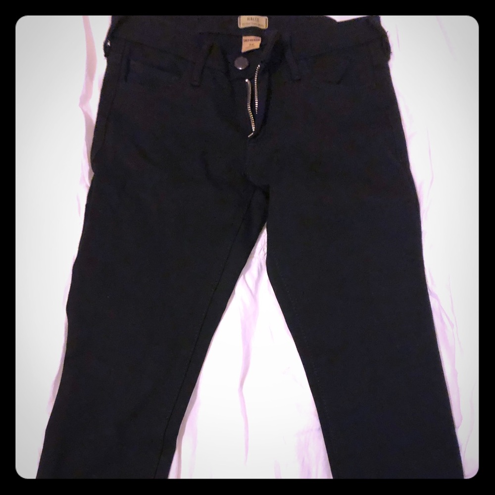 True Religion Halle Mid Rise Cropped Skinny Jeans